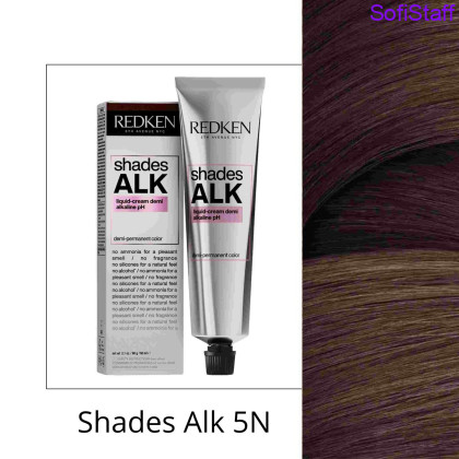 Redken Shades ALK Рідка напівстійка крем-фарба з лужним pH тон 5N Walnut Natural