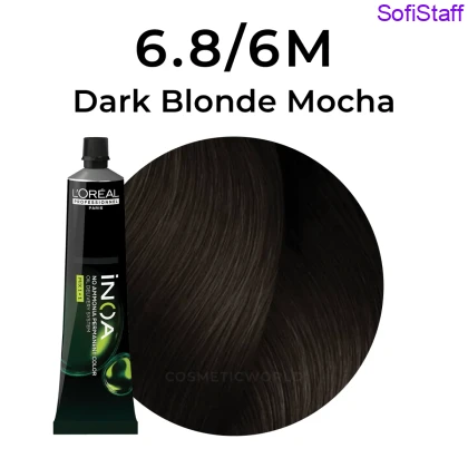L'Oreal Professionnel Inoa Mix 1+1 Фарба для волосся без аміаку тон 6.8