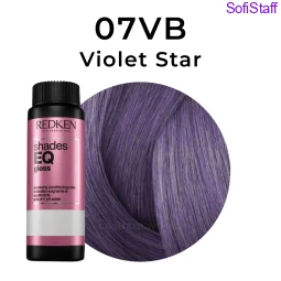 Redken Shades EQ Gloss Фарба для волосся тон в тон без аміаку з ефектом кондиціонера 07VB Violet Star 