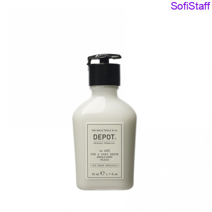 Міні формат Depot Shave Specifics 402 Пом'якшувальний флюїд до та після гоління 50 мл