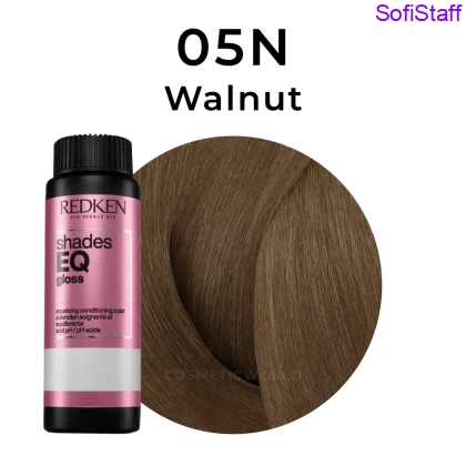 Redken Shades EQ Gloss Фарба для волосся тон в тон без аміаку з ефектом кондиціонера 05N Walnut