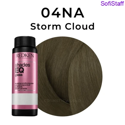 Redken Shades EQ Gloss Фарба для волосся тон в тон без аміаку з ефектом кондиціонера 04Na Storm Cloud