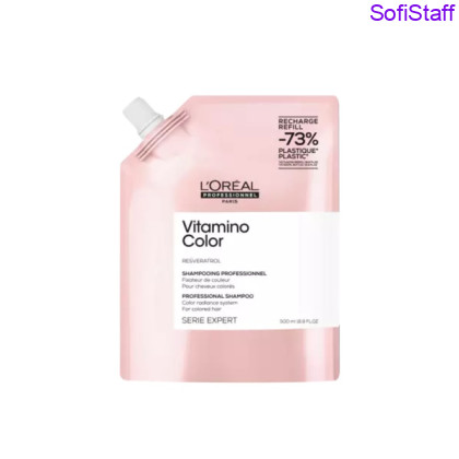 Vitamino Color Resveratrol Шампунь для фарбованого волосся Рефіл 500 мл  