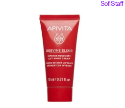 Міні формат Apivita Beevine Elixir зміцнюючий нічний крем з відновлювальним ефектом 15 мл