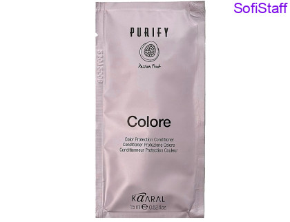 Пробник Kaaral Purify Colore кондиціонер для захисту фарбованого волосся 15 мл