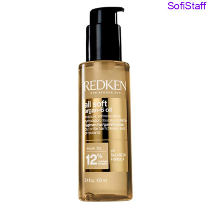 Redken All Soft Argan-6 Олійка з арганом для блиску сухого та ламкого волосся