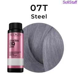 Redken Shades EQ Gloss Фарба для волосся тон в тон без аміаку з ефектом кондиціонера 07T Steel 