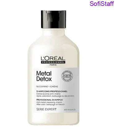 Metal Detox очищуючий шампунь для зменшення ламкості волосся та небажаної зміни кольору 300 мл
