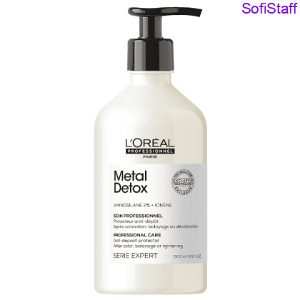 Metal Detox очищуючий шампунь для зменшення ламкості волосся та небажаної зміни кольору 500 мл