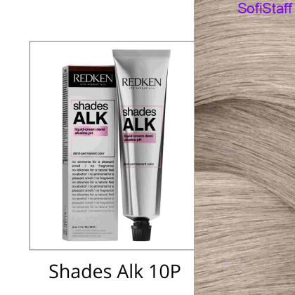 Redken Shades ALK Рідка напівстійка крем-фарба з лужним pH тон 10P Ivory Pearl