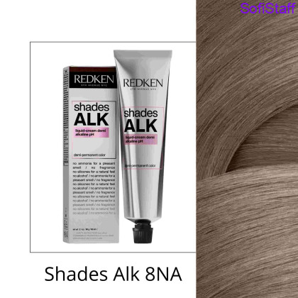 Redken Shades ALK Рідка напівстійка крем-фарба з лужним pH тон 8NA Volcanic Natural Ash