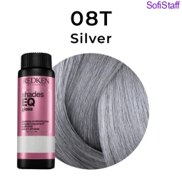 Redken Shades EQ Gloss Фарба для волосся тон в тон без аміаку з ефектом кондиціонера 08T silver