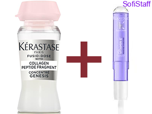 Kerastase Fusio Dose Коктейль концентрат Genesis + бустер Cicablond + розпилювач 