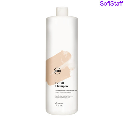 360 Hair Professional Be Fill Живильний шампунь для ламкого і пошкодженого волосся з кератином