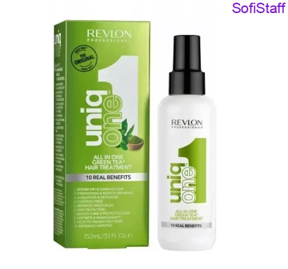Revlon Professional Uniq One All In One Спрей-маска для догляду за волоссям, з ароматом зеленого чаю