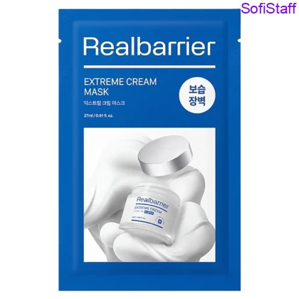 Real Barrier Extreme заспокійлива косметична марлева маска для інтенсивного зволоження