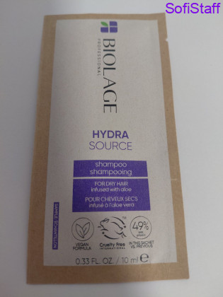 Пробник Biolage Hydrasource Зволожуючий шампунь для сухого волосся з алоє