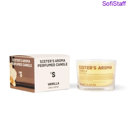 Sister`s Aroma свічка ароматизована Vanilla 150 грам
