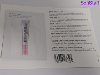 Пробник Clinique All About Eyes Освітлююча сироватка для шкіри навколо очей 1 мл
