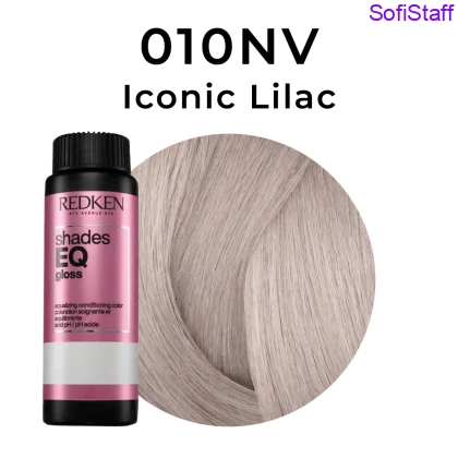 Redken Shades EQ Gloss Фарба для волосся тон в тон без аміаку з ефектом кондиціонера 010NV Iconic lilac 