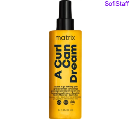 A Curl Can Dream Spray Scrunch Спрей без змивання для підкреслення завитків кучерявого волосся 250 мл
