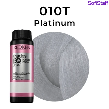 Redken Shades EQ Gloss Фарба для волосся тон в тон без аміаку з ефектом кондиціонера 010T Platinum