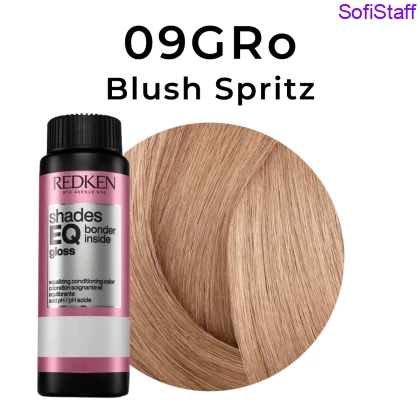 Redken Shades EQ Gloss Фарба для волосся тон в тон без аміаку з ефектом кондиціонера 09Gro Blush Spriz