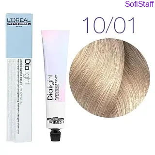 L'Oreal Professionnel Dialight перманентна фарба для волосся без аміаку 50 мл тон 10.01