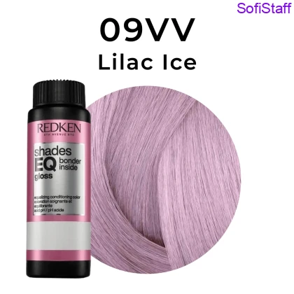 Redken Shades EQ Gloss Фарба для волосся тон в тон без аміаку з ефектом кондиціонера 09VV Lilac ice