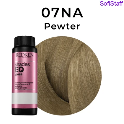 Redken Shades EQ Gloss Фарба для волосся тон в тон без аміаку з ефектом кондиціонера 07NA Pewter 