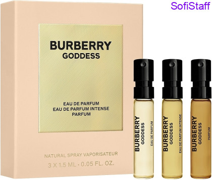 Пробники Burberry Goddess Парфумована вода для жінок сет 3 шт 
