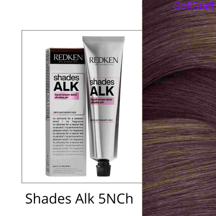 Redken Shades ALK Рідка напівстійка крем-фарба з лужним pH тон 5NCh Rich Chocolate